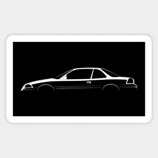 Pontiac Grand Am GT Coupe (1992) Silhouette Sticker